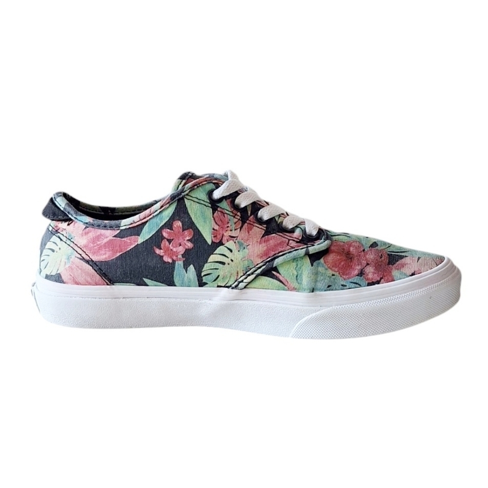 Vans Camden Tropical Palm Floral Sneakers Casual Skater Streetwear Y2K 90s - Picture 3 of 8